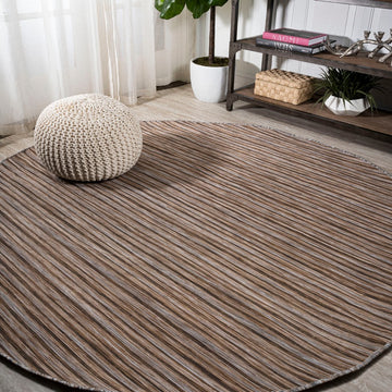 Finn Modern Farmhouse Pinstripe  Area Rug